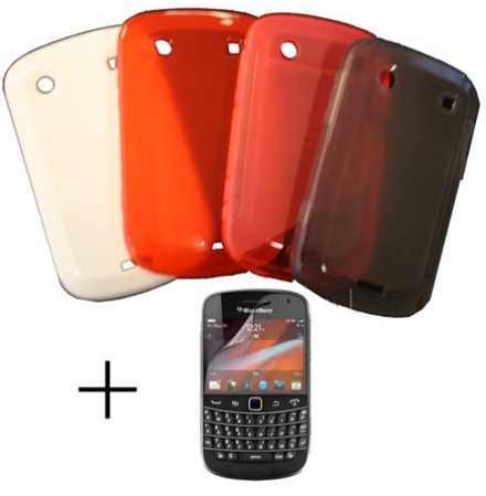 123 Dagaanbieding - Blackberry Bold 9900 Tpu Case + Screenprotector