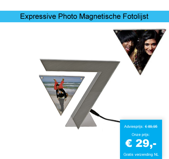 123 Dagaanbieding - Expressive Photo Magnetische Fotolijst