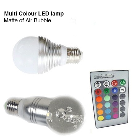 123 Dagaanbieding - Multi Colour Led Lamp Met Afstandsbediening