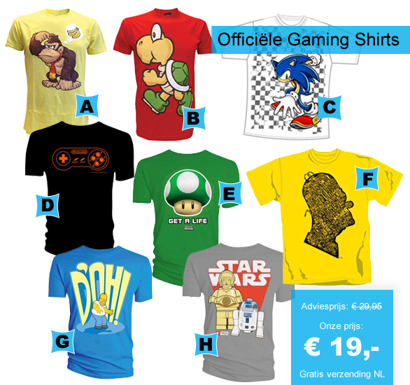 123 Dagaanbieding - Officiële Gaming Shirts