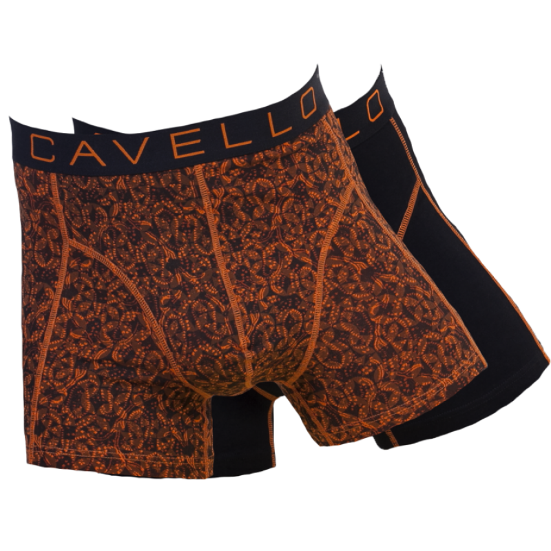 Een Dag Actie - Dagaanbieding Cavello Boxershorts Oranje 4-Pack