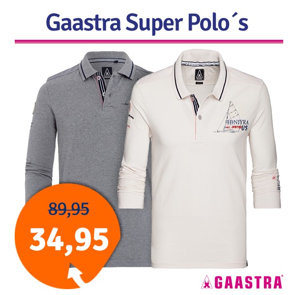 Een Dag Actie - Dagaanbieding Gaastra Super Polo