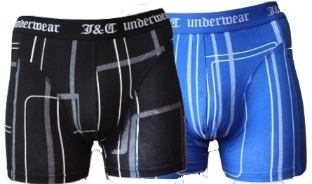 Een Dag Actie - Jc Royal Zwart-blauw Boxershorts 6 Stuks Verpakking