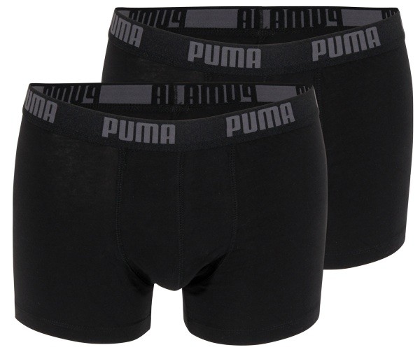 Een Dag Actie - Puma Boxershorts Black Duo Verpakking
