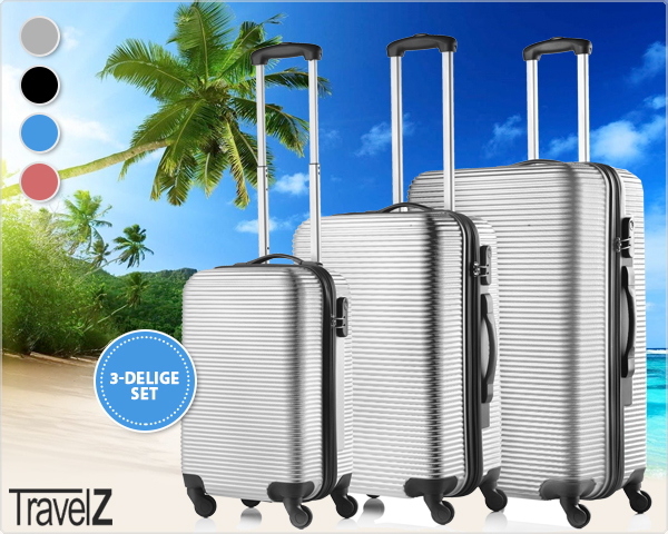 1 Day Fly - 3-​Delige Travelz Horizon Abs Kofferset