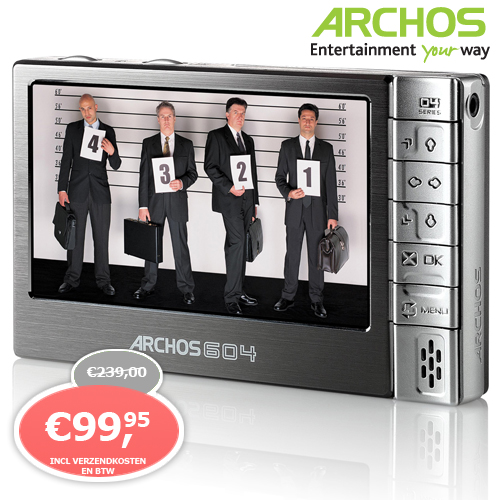1 Day Fly - Archos 604 30Gb Portable Media Player
