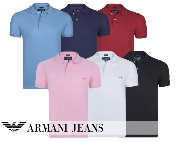 1 Day Fly - Armani Jeans Polo In 6 Kleuren