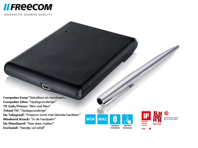 1 Day Fly - Freecom Mobile Drive Xxs 640Gb