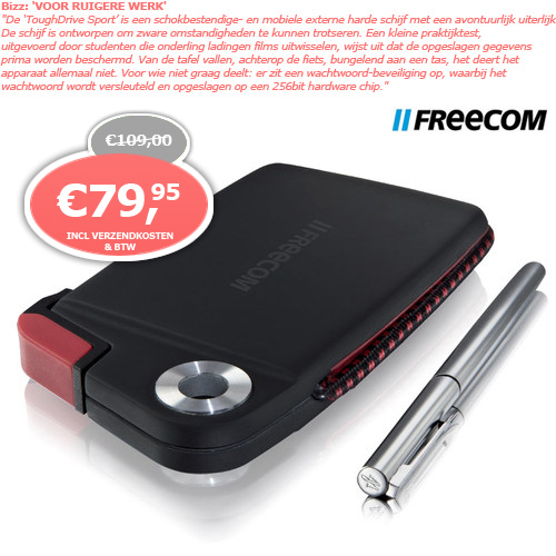 1 Day Fly - Freecom Toughdrive Sport 250Gb Usb-2