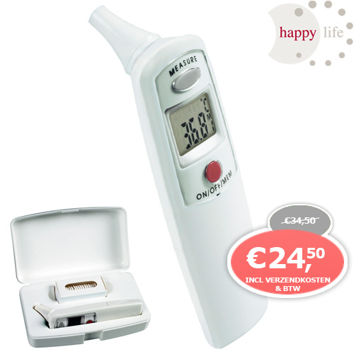 1 Day Fly - Happy Life Oorthermometer