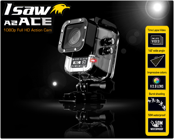 1 Day Fly - Isaw A2 Ace Waterdichte 1080P Action Camera