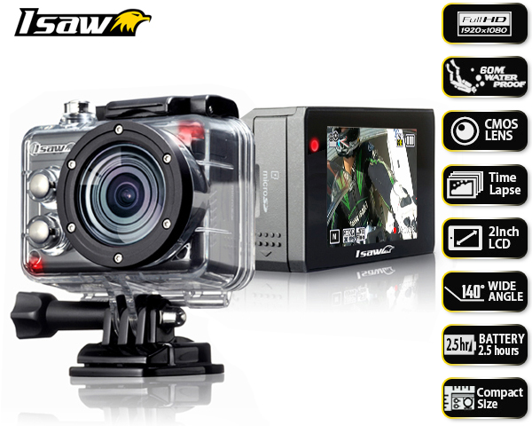 1 Day Fly - Isaw A3 Advance Full Hd Waterdichte Action Camera
