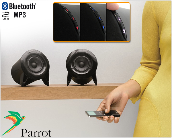 1 Day Fly - Parrot Design Bluetooth Speakers