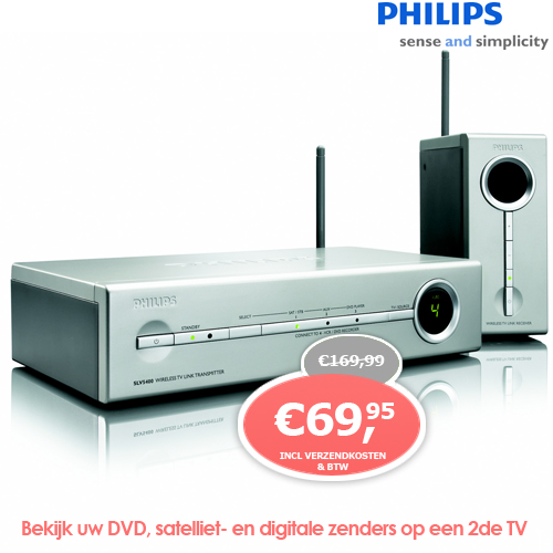 1 Day Fly - Philips Draadloze Tv Link