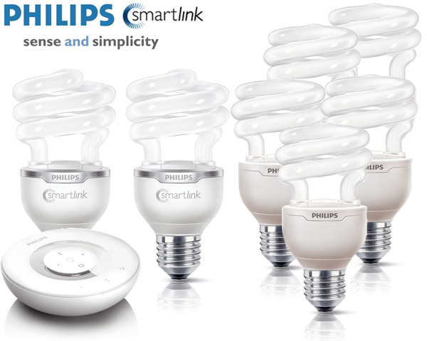 1 Day Fly - Philips Livingwhites Starterkit + 5 Extra Lampen