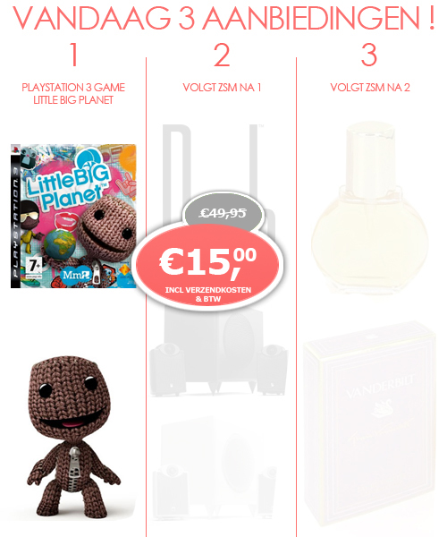 1 Day Fly - Ps3 Game- Little Big Planet