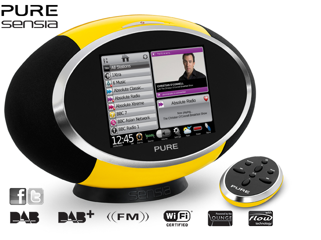 1 Day Fly - Pure Sensia Internet Radio Met Touchscreen En Wifi