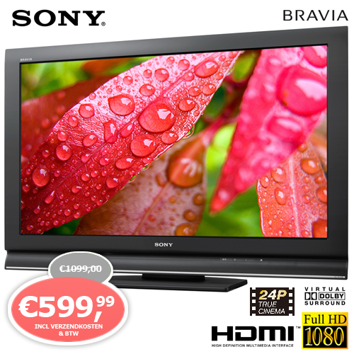 1 Day Fly - Sony Bravia 40'' Full Hd Tv