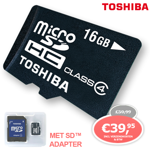 1 Day Fly - Toshiba 16Gb Microsd