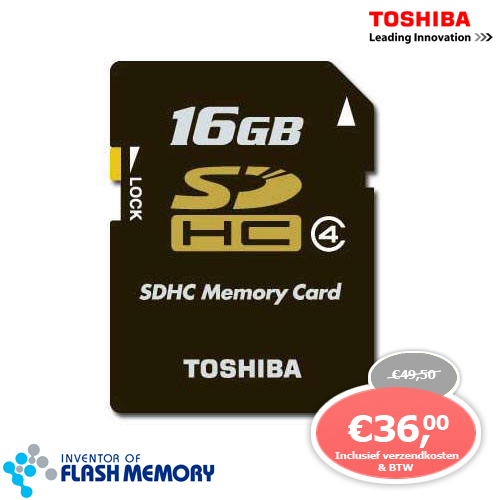 1 Day Fly - Toshiba High Speed Sdhc Card