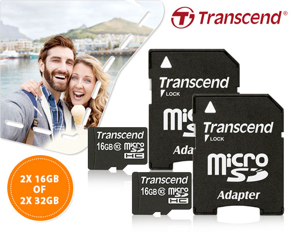1 Day Fly - Transcend Microsd Card Duopack