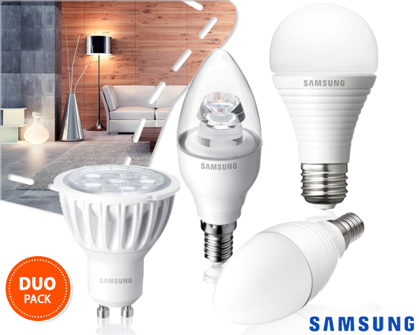 1 Day Fly - Twee Warmwitte Samsung Led Lampen