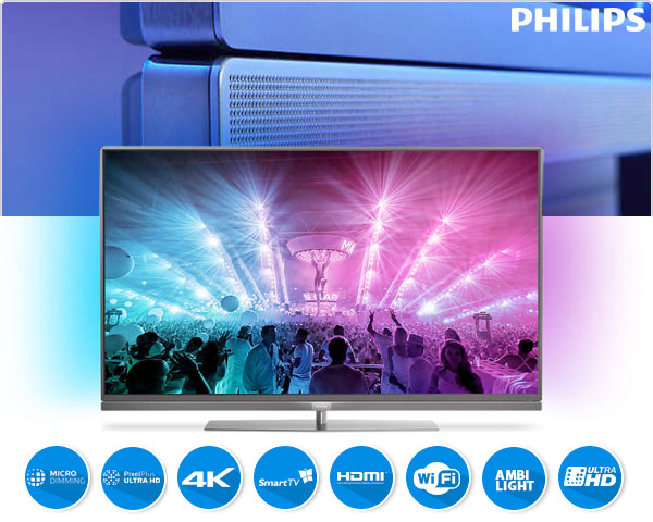 1 Day Fly - Ultraslanke Philips 55" 4K Android Led Tv