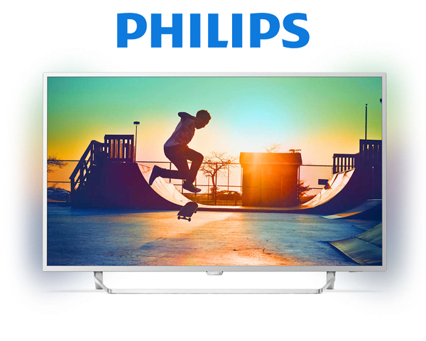 1 Day Fly - Ultraslanke Philips 55" 4K Android Tv