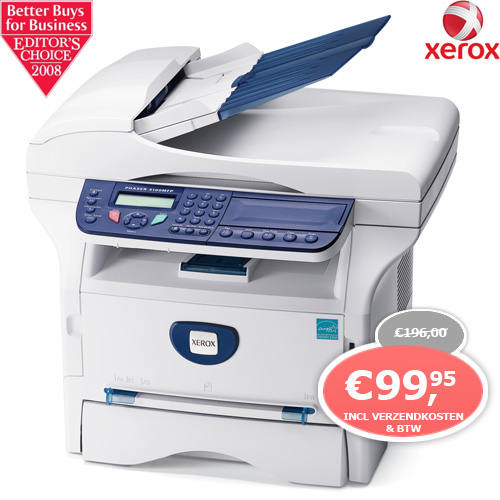 1 Day Fly - Xerox 3100Mfp/s Multifunctionele Laserprinter