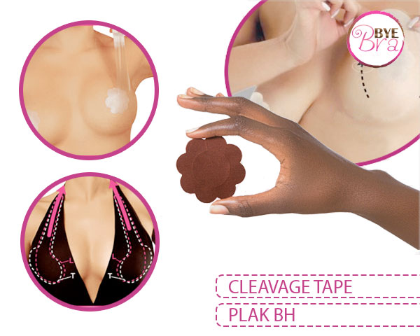 1 Day Fly Lady - Bye Bra: Onzichtbare Bh Of Cleavage Tape