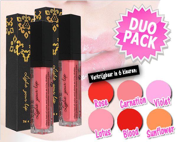1 Day Fly Lady - Duopack Fijne Lipgloss Met Led