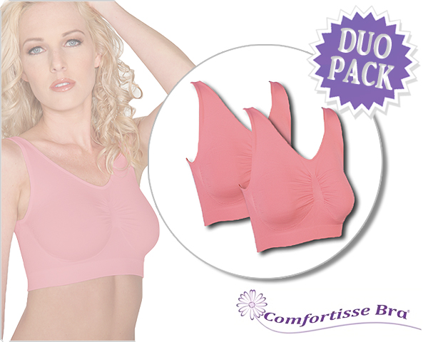 1 Day Fly Lady - Duopack Roze Comfortisse Bra