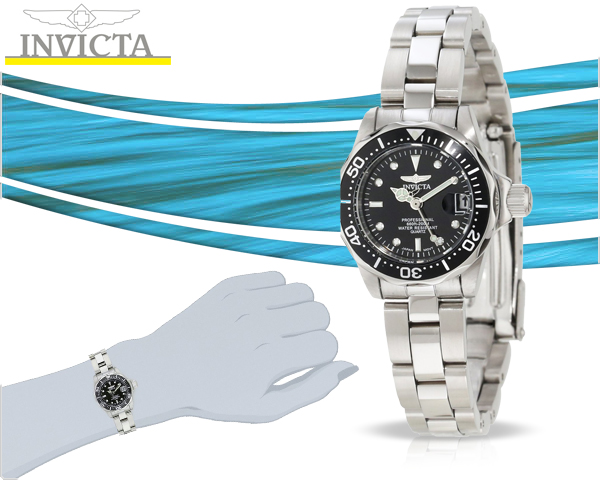 1 Day Fly Lady - Invicta Pro Diver Dames Horloge