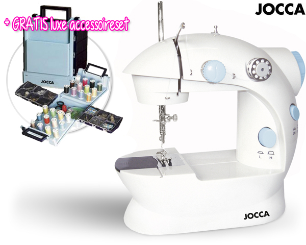1 Day Fly Lady - Jocca Mobiele Naaimachine Met 138 Accessoires