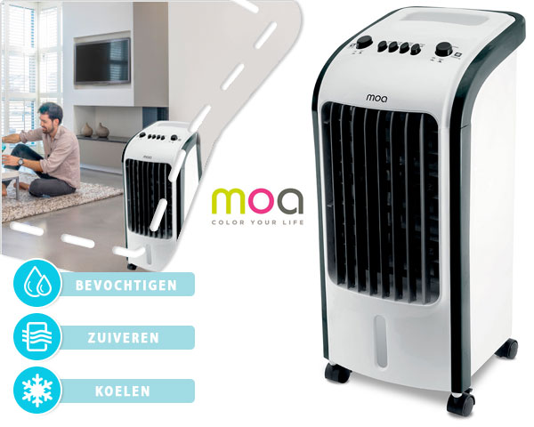 1 Day Fly Lady - Moa Aircooler, Bevochtiger En Airpurifier