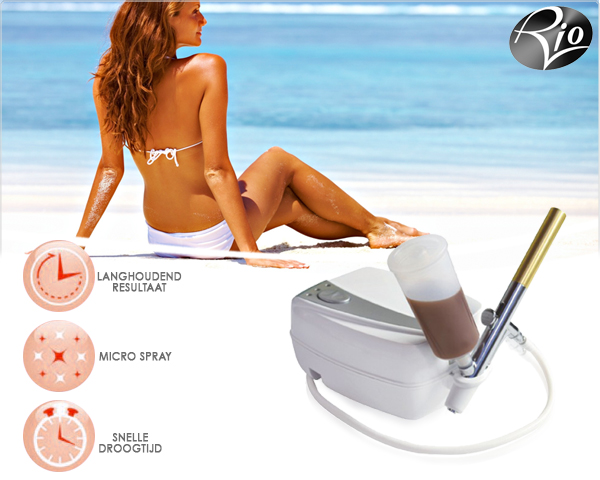 1 Day Fly Lady - Rio Spray Tanning Set Voor Thuis