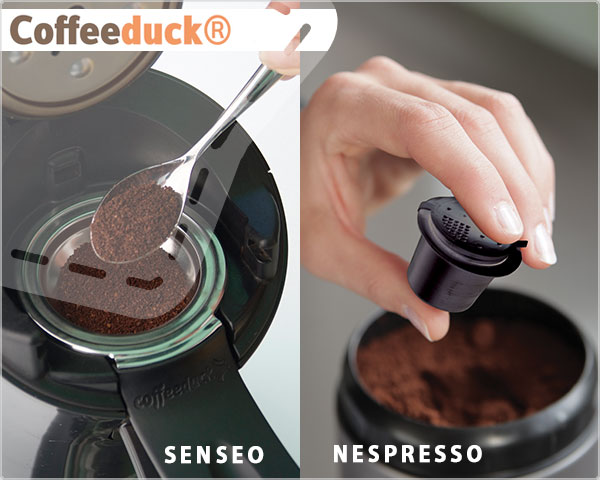 1 Day Fly Lady - Senseo En Nespresso Coffeeducks