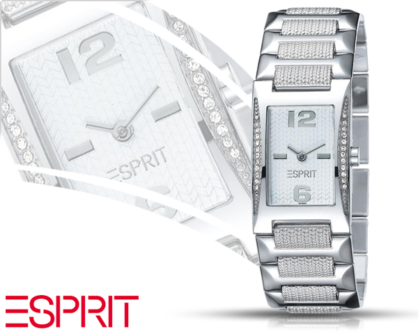 1 Day Fly Lady - Zilverkleurig Esprit Horloge