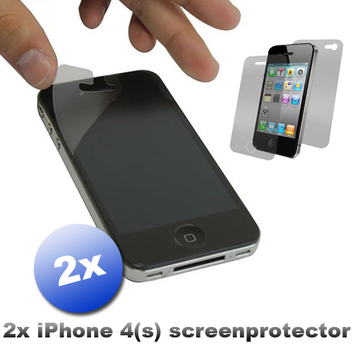 1masterdeal - 2X Screenprotector Iphone 4(S)
