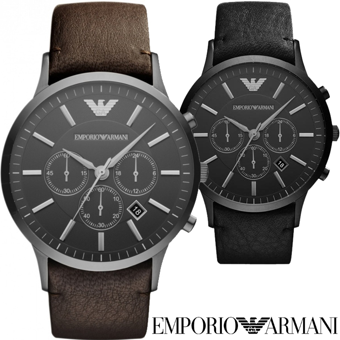 24 Deluxe - Armani Chronograaf Horloges