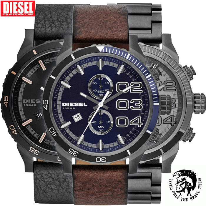 24 Deluxe - Diesel Double Down Xl Horloges