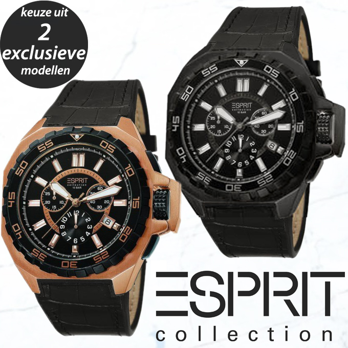 24 Deluxe - Esprit Collection Asopos Xxl Horloges