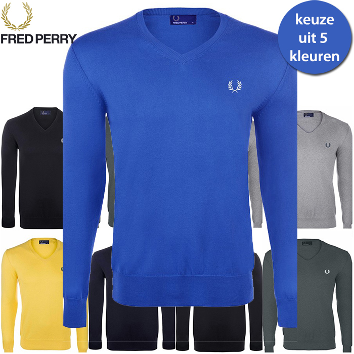 24 Deluxe - Fred Perry V-Hals Trui