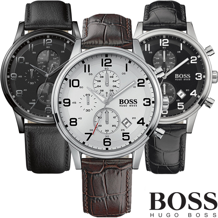 24 Deluxe - Hugo Boss Aeroliner Chrono Horloges