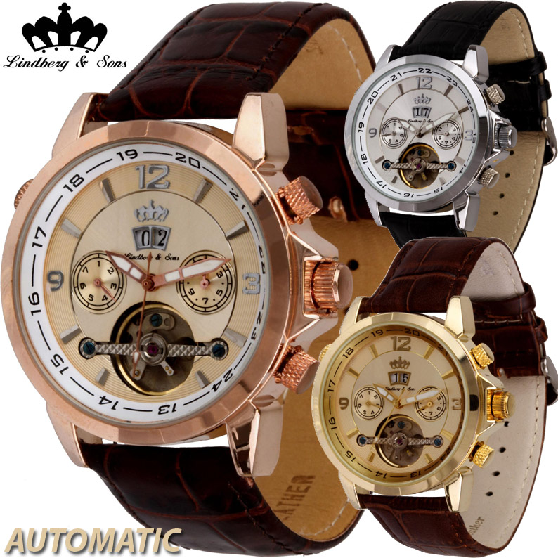 24 Deluxe - Lindberg And Sons Piraeus Automatic Horloge