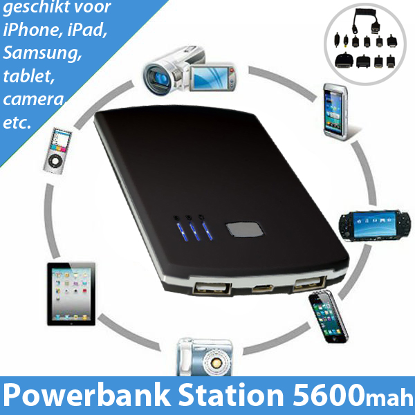 24 Deluxe - Power Bank Mobiel Oplaadstation