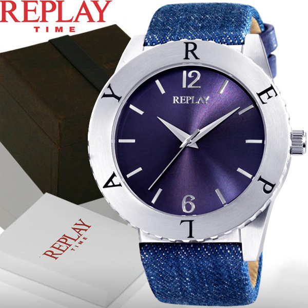 24 Deluxe - Replay Jeans Watch Rw5313xf
