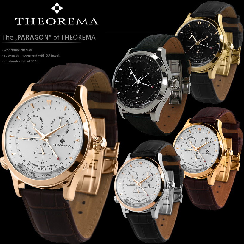 24 Deluxe - Theorema Paragon Automatic Horloge