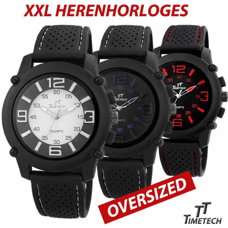 24 Deluxe - Timetech Xxl Herenhorloge