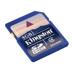 One Time Deal - Kingston Securedigital Memory Card/4gb